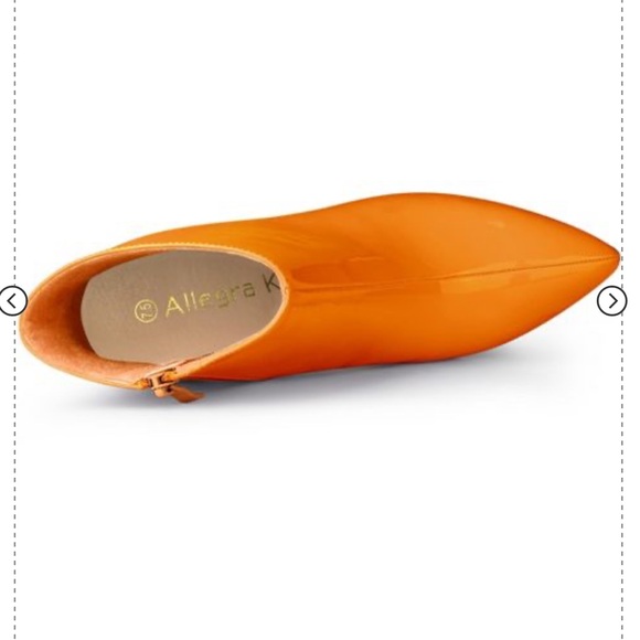 Allegra K Women's Pointed Toe Stiletto High Heel Ankle Boots size 8 - Picture 4 of 12